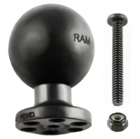 RAP-395T-BCU универсальный шар RAM 38 мм (1,5) с круглой площадкой и отверстием для крепления