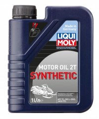 Синтетическое моторное масло для снегоходов Snowmobil Motoroil 2T Synthetic 1 L