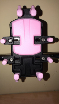 Держатель N-Star AG для смартфонов. Шар 25 мм (1"). Цвет розовый (NS-AG-PINK)