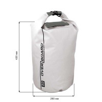 Водонепроницаемый гермомешок (с плечевым ремнем) OverBoard OB1006WHT - Waterproof Dry Tube Bag - 30L (White)