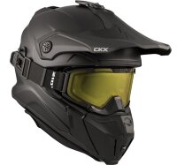 CKX Шлем Titan Solid Black with matt goggle