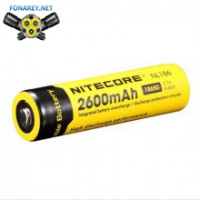 Аккумулятор NiteCore 18650 Li-ion 2600mAh NL186