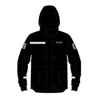 Куртка FXR Excursion Ice Pro с утеплителем Black