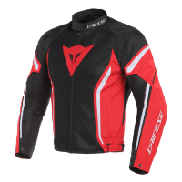 Куртка мужская DAINESE AIR CRONO 2 TEX - BLACK/RED/WHITE